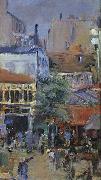 Edouard Manet Vue prise pres de la Place Clichy oil painting on canvas